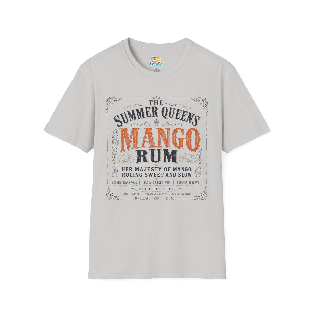 The Summer Queens Mango Rum Label T-Shirt