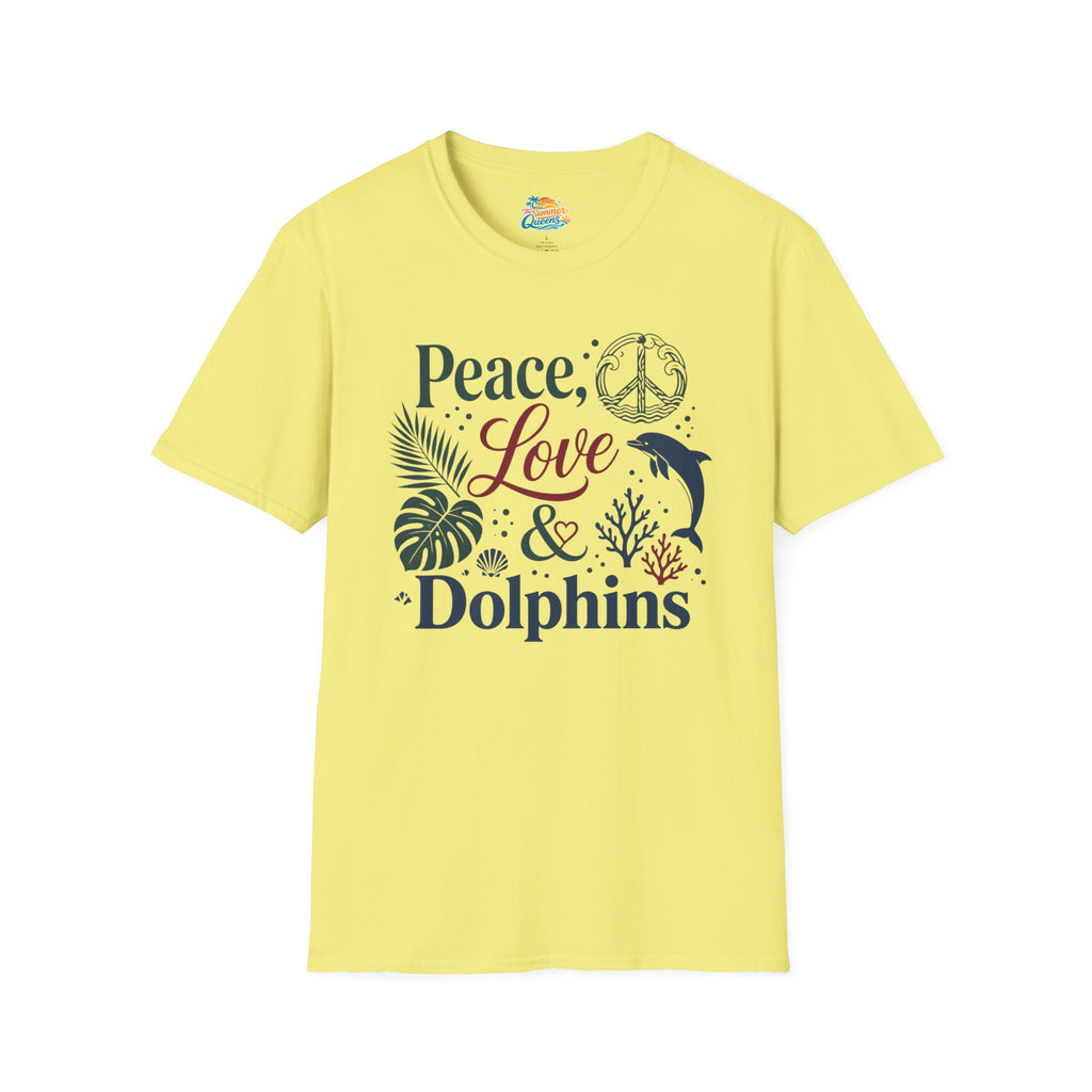 Peace, Love & Dolphins T-Shirt