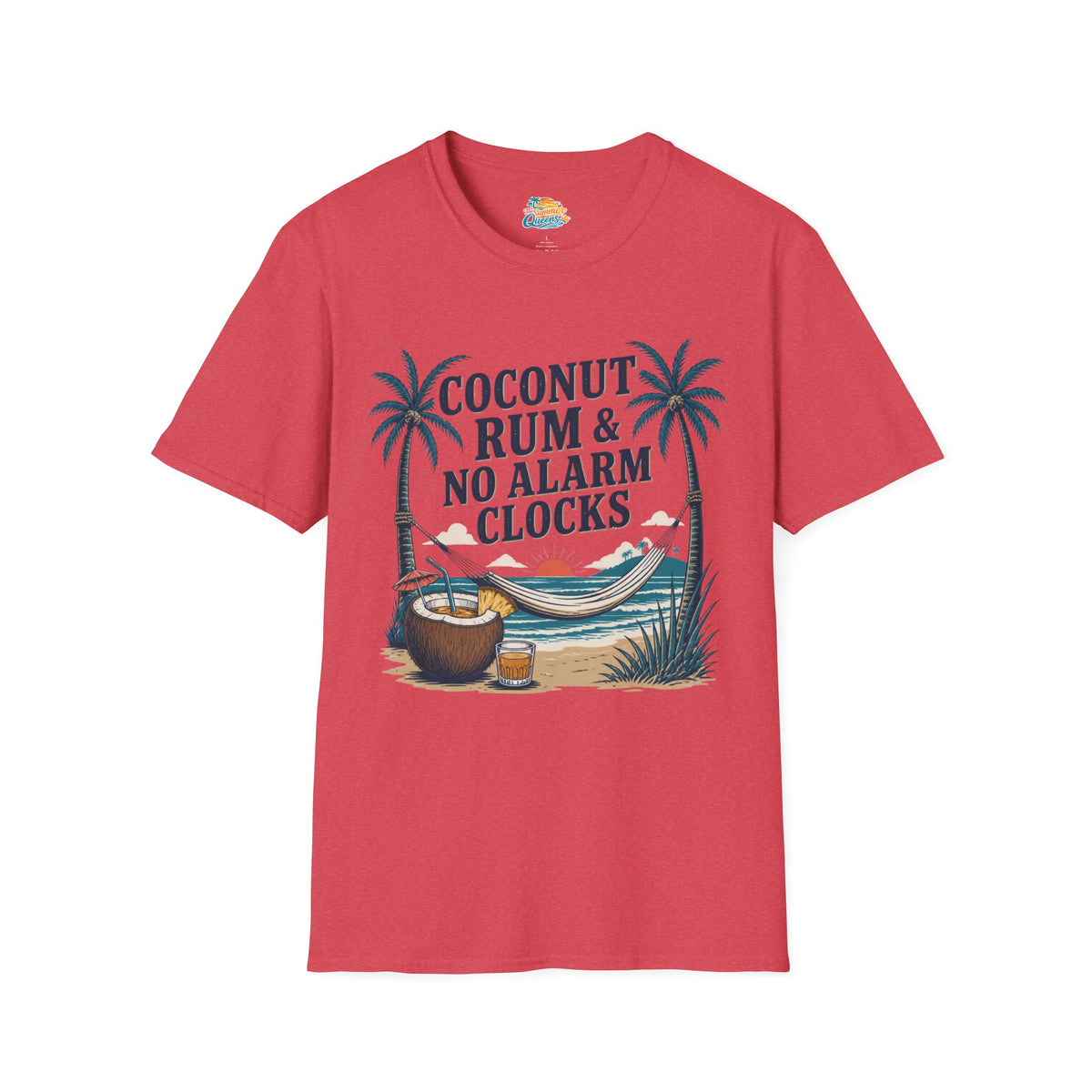 Coconut Rum & No Alarm Clocks T-Shirt