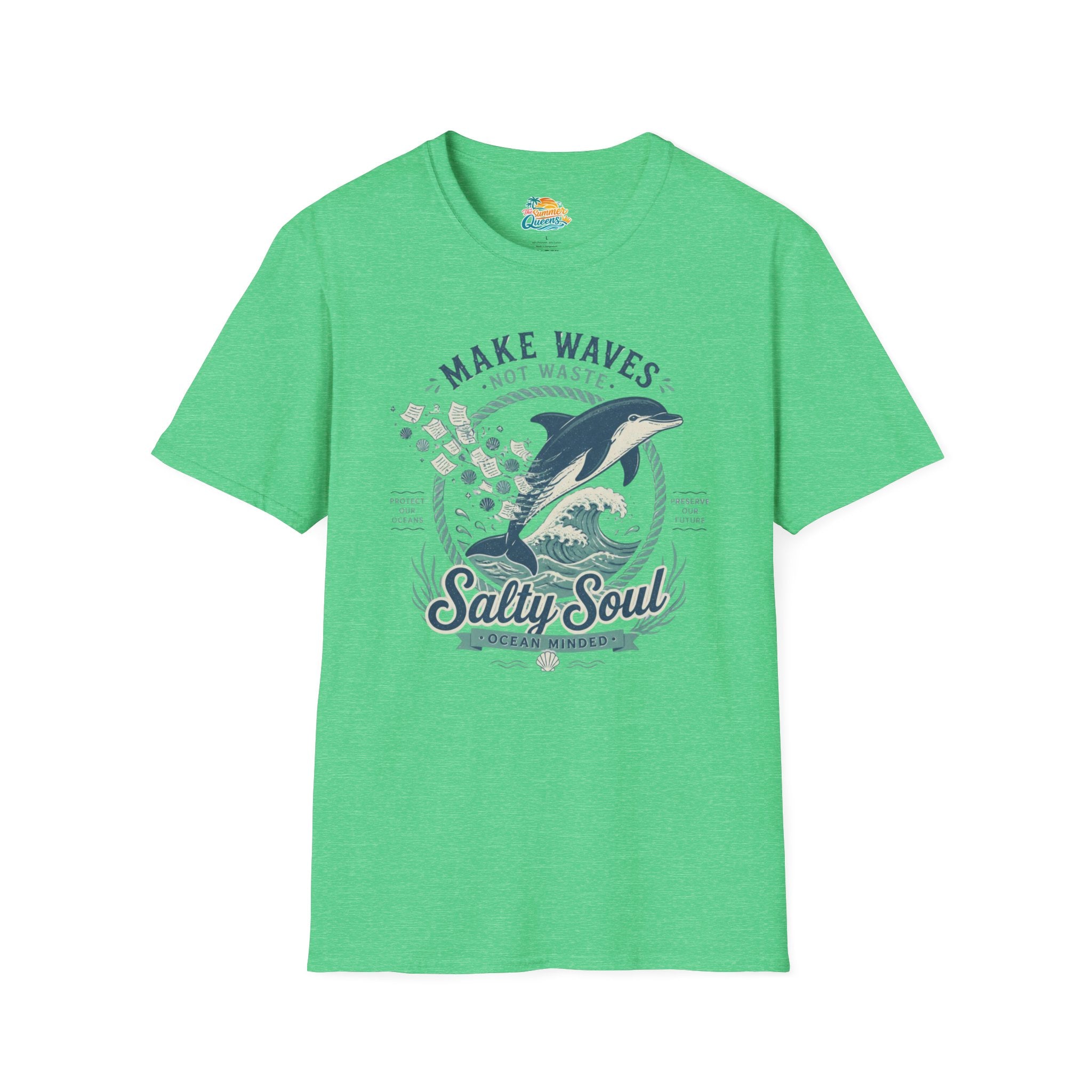 Make Waves Not Waste Dolphin T-Shirt