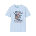American by Birth, Beach Bum by Choice T‑Shirt