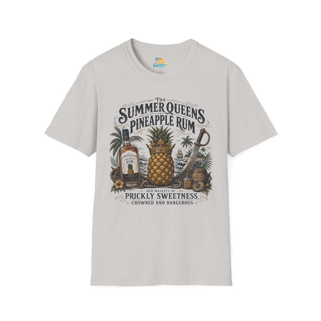The Summer Queens Pineapple Rum Bottle T-Shirt