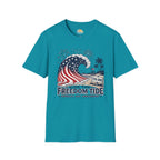 Ride the Freedom Tide Beach T-Shirt