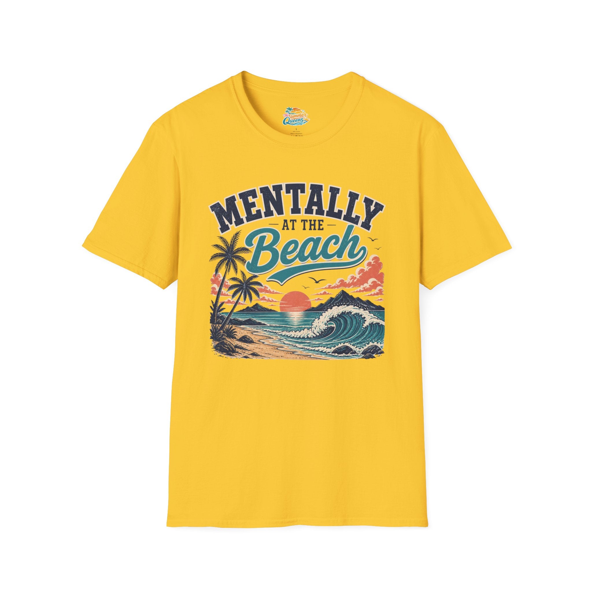 Mentally at the Beach Sunset T-Shirt