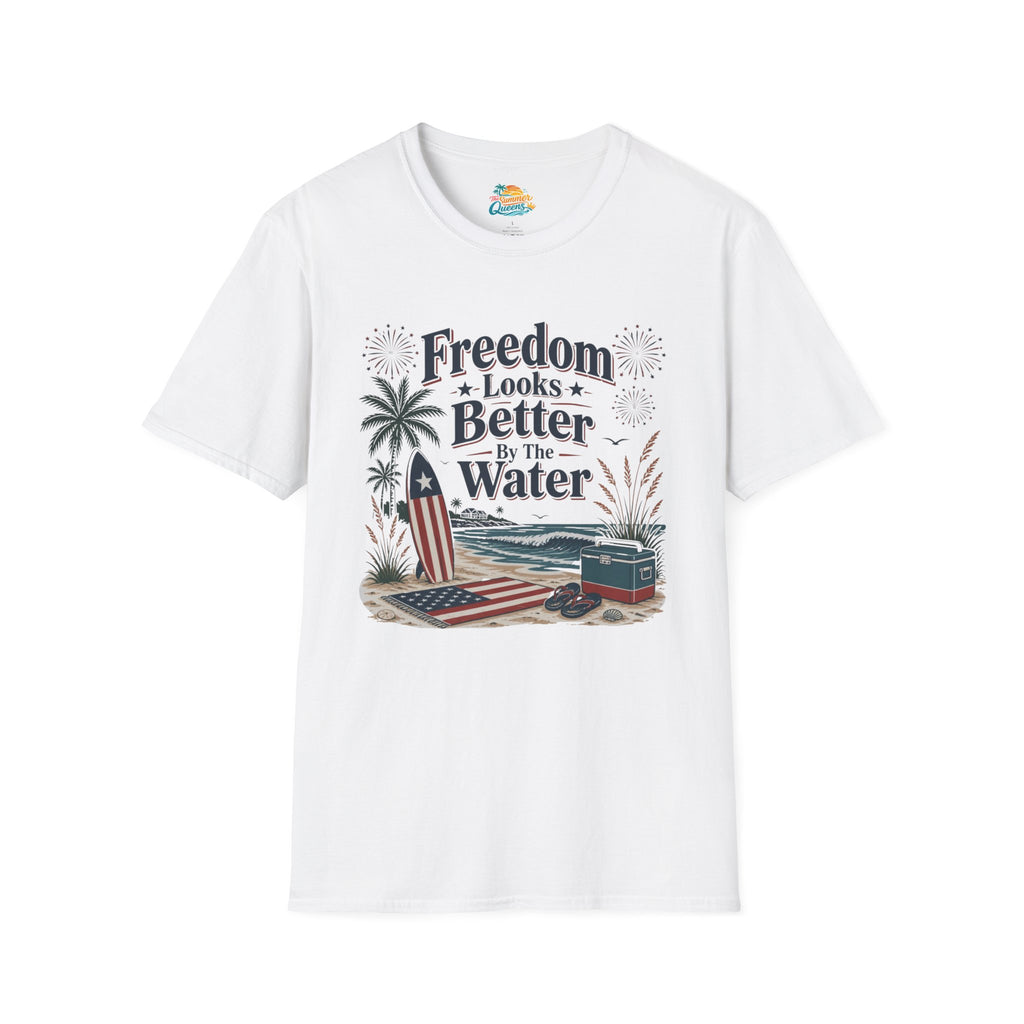 Freedom Looks Better by the Water T-Shirt