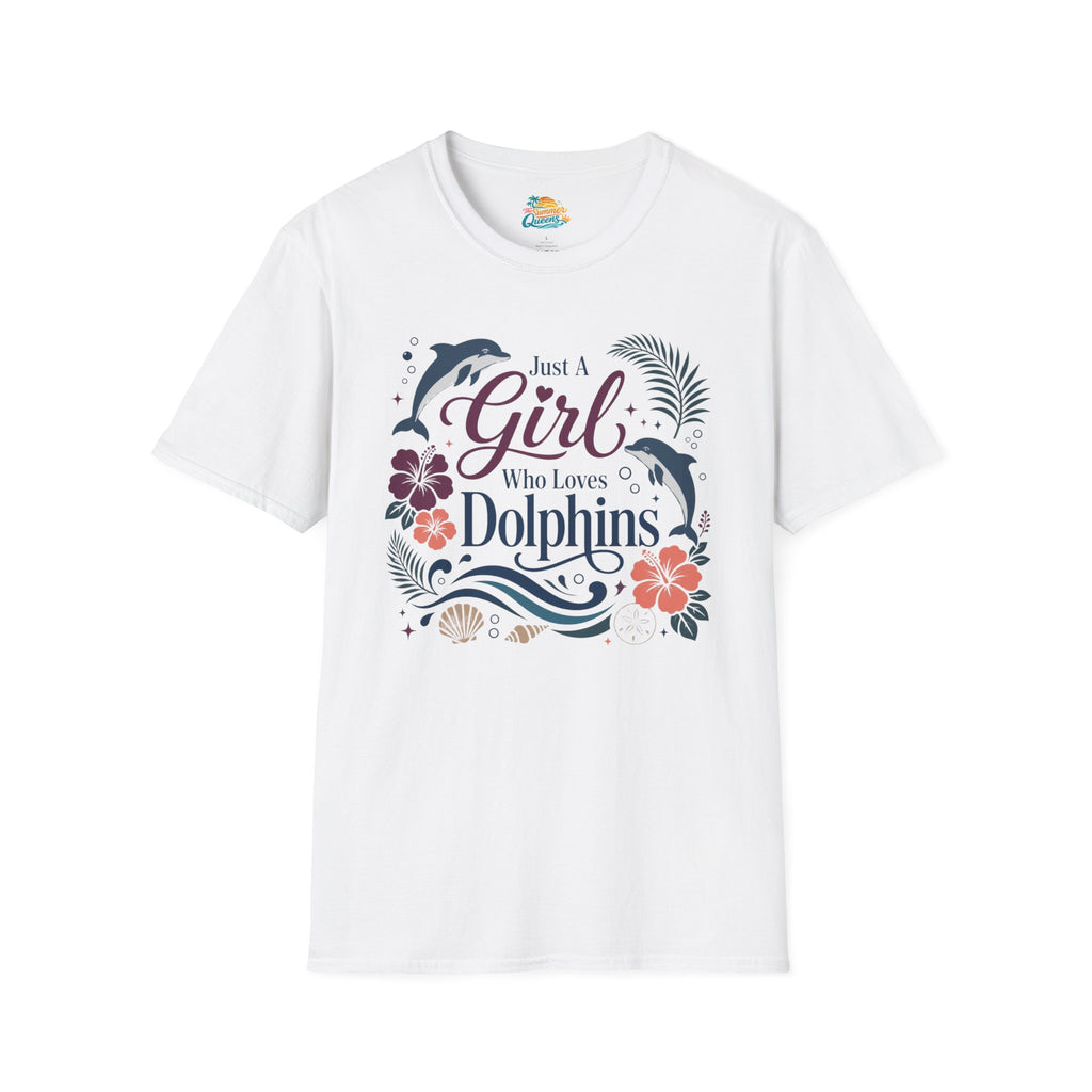 Just A Girl Who Loves Dolphins T‑Shirt