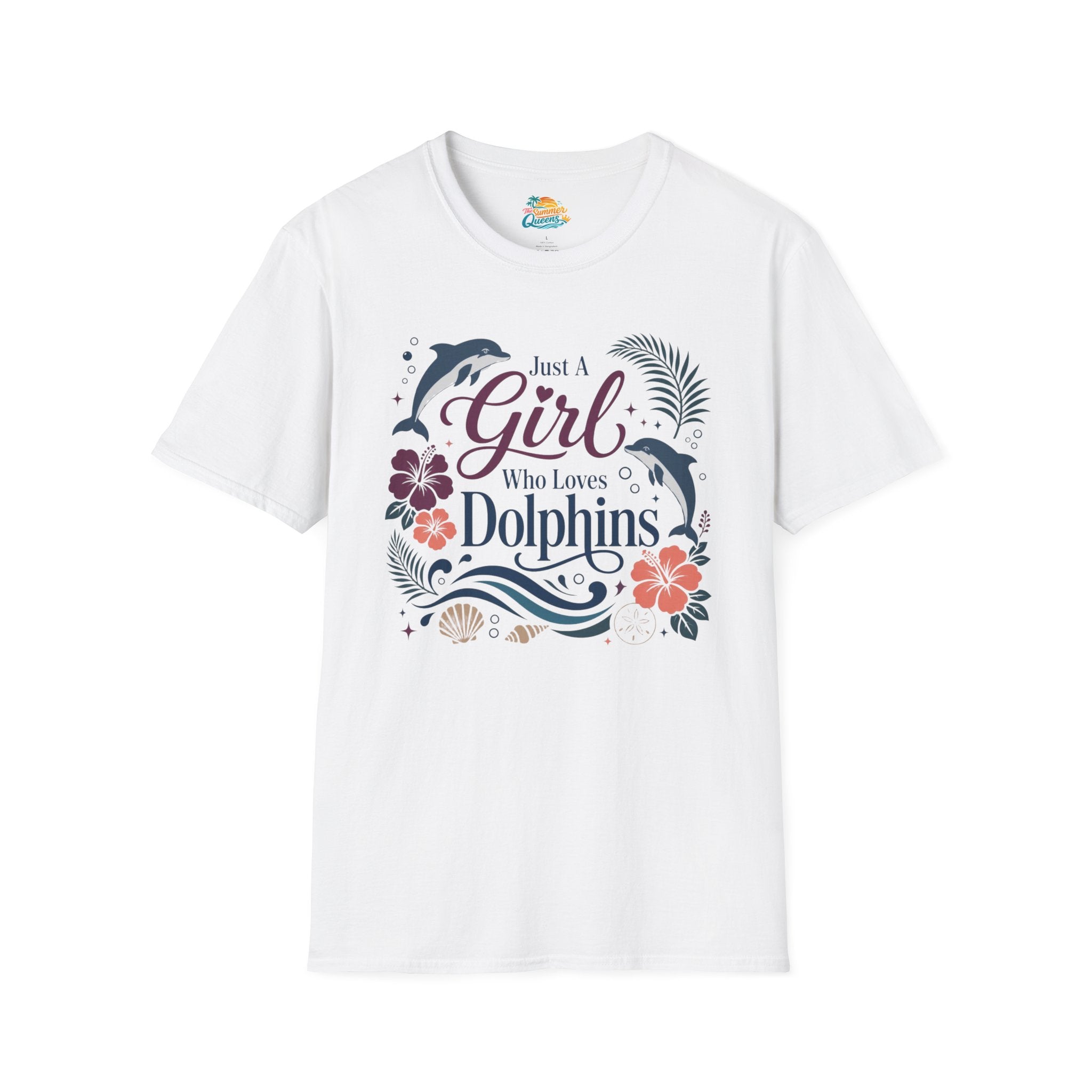 Just A Girl Who Loves Dolphins T‑Shirt