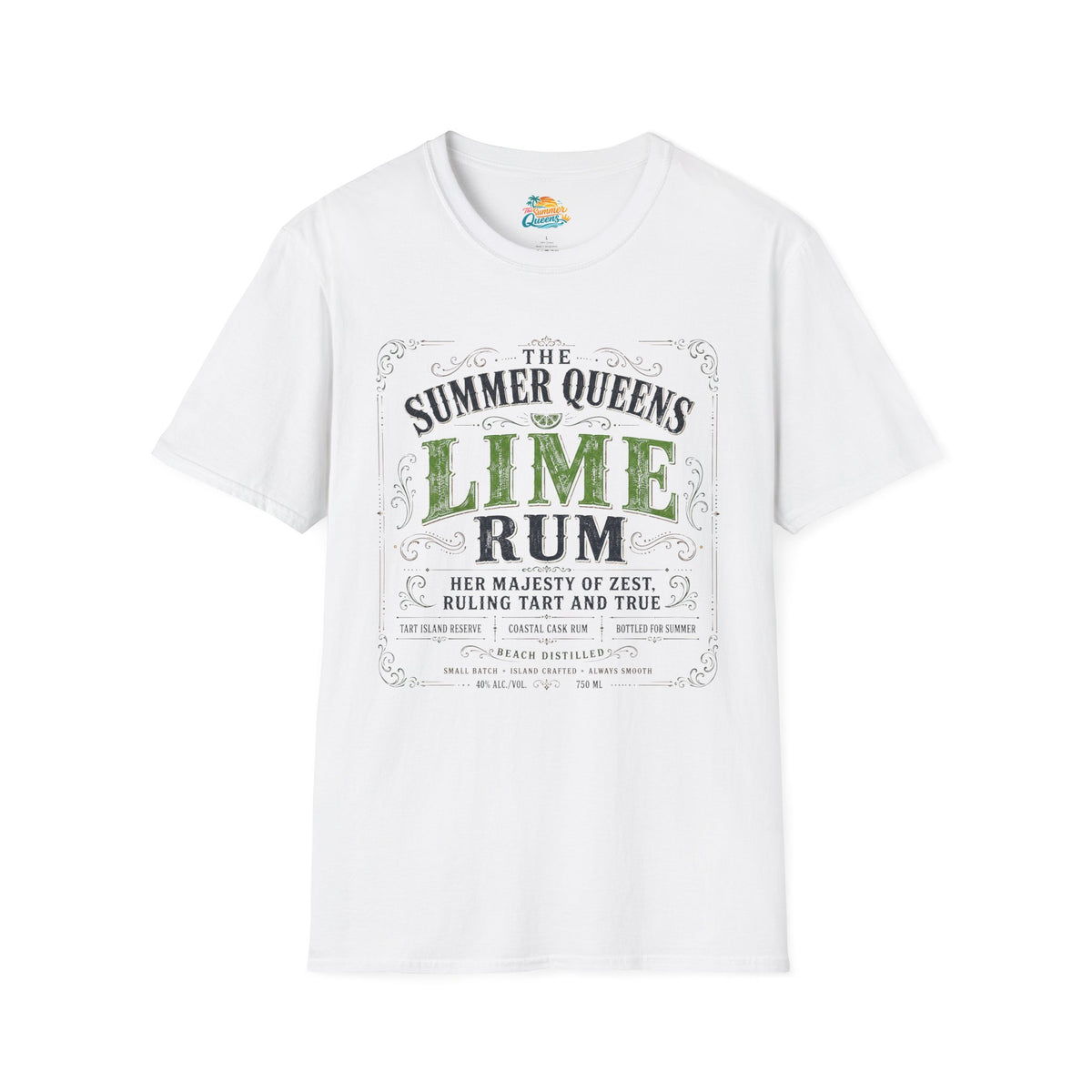 The Summer Queens Lime Rum Label T-Shirt