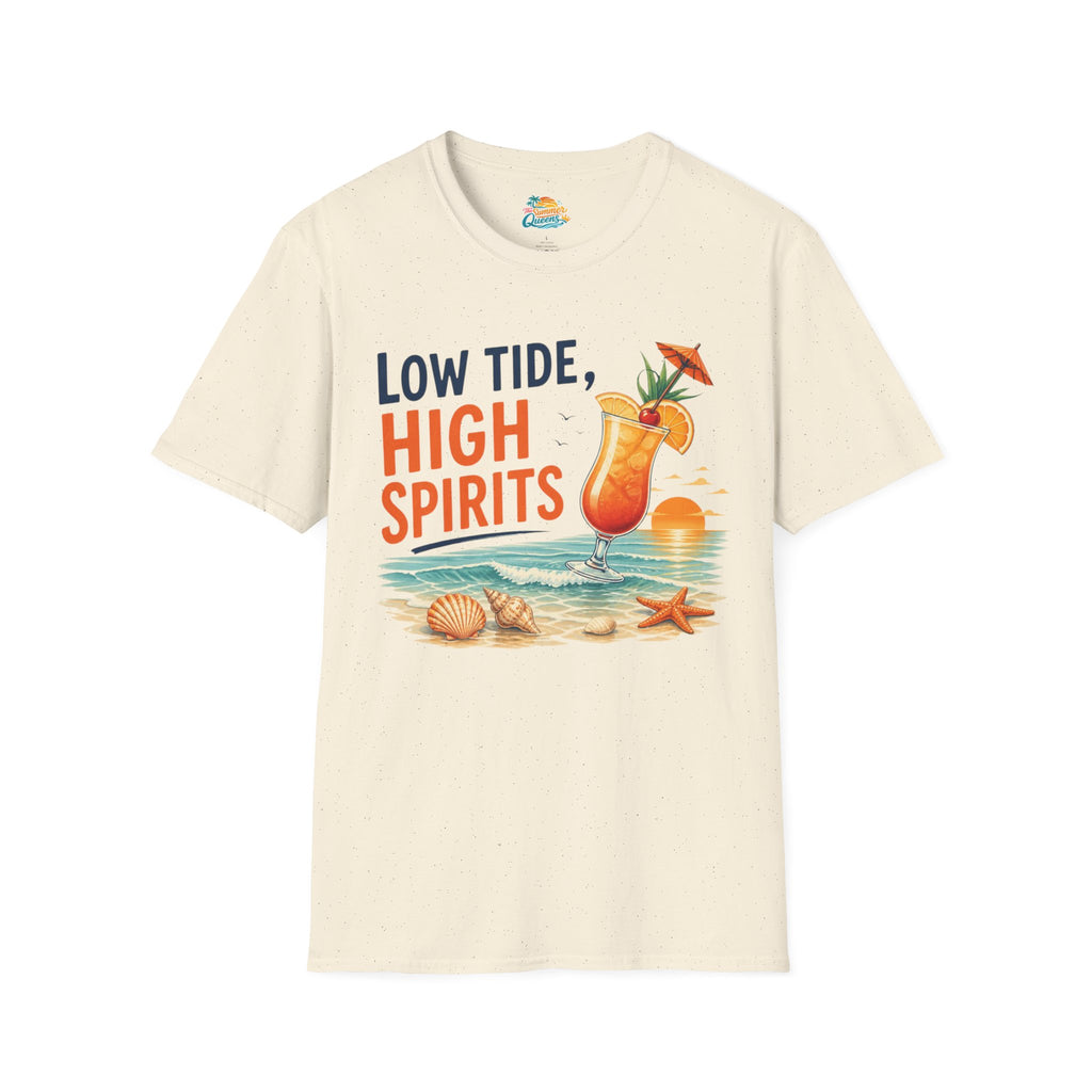 Low Tide, High Spirits Cocktail T-Shirt