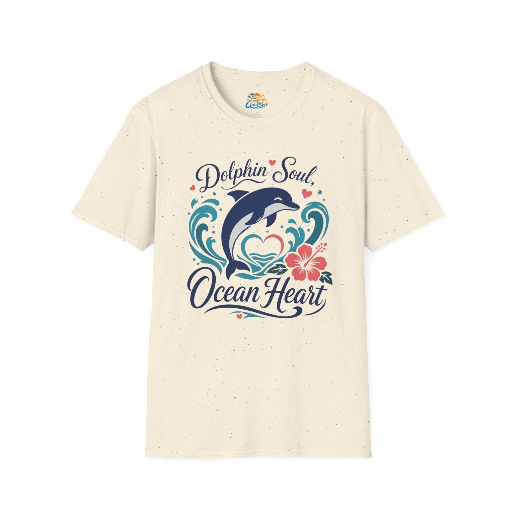 Dolphin Soul Ocean Heart T-Shirt