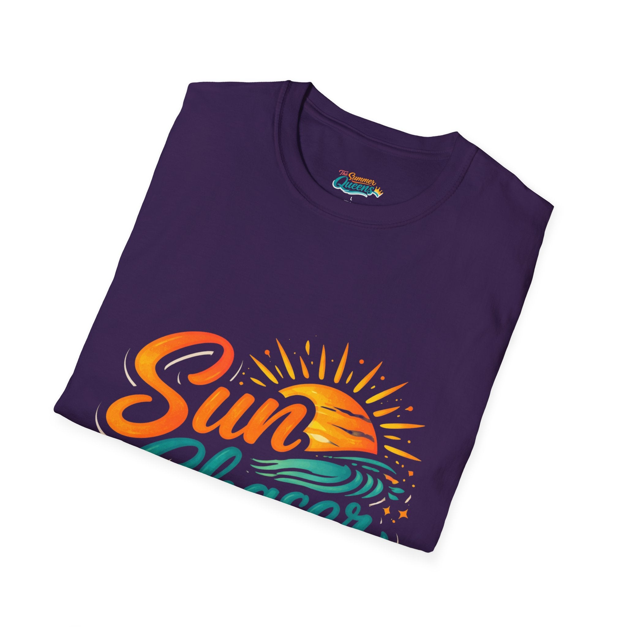 Sun Chaser T-Shirt — Retro Beach Sunset Surf Graphic