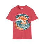 Endless Summer Energy T-Shirt — Retro Surf Wave Graphic Tee