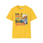 Live, Laugh, Love, Beach Snacks T-Shirt