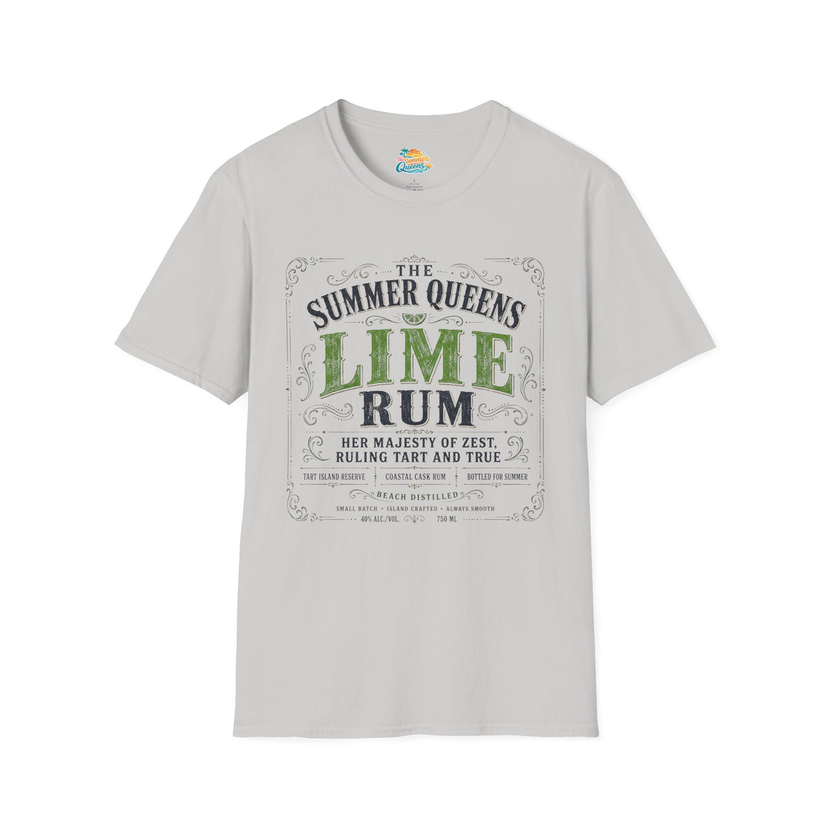 The Summer Queens Lime Rum Label T-Shirt