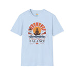 Find Your Balance T-Shirt — Yoga Sunset Meditation Tee
