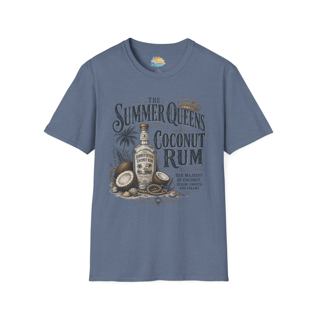 The Summer Queens Coconut Rum Bottle T-Shirt