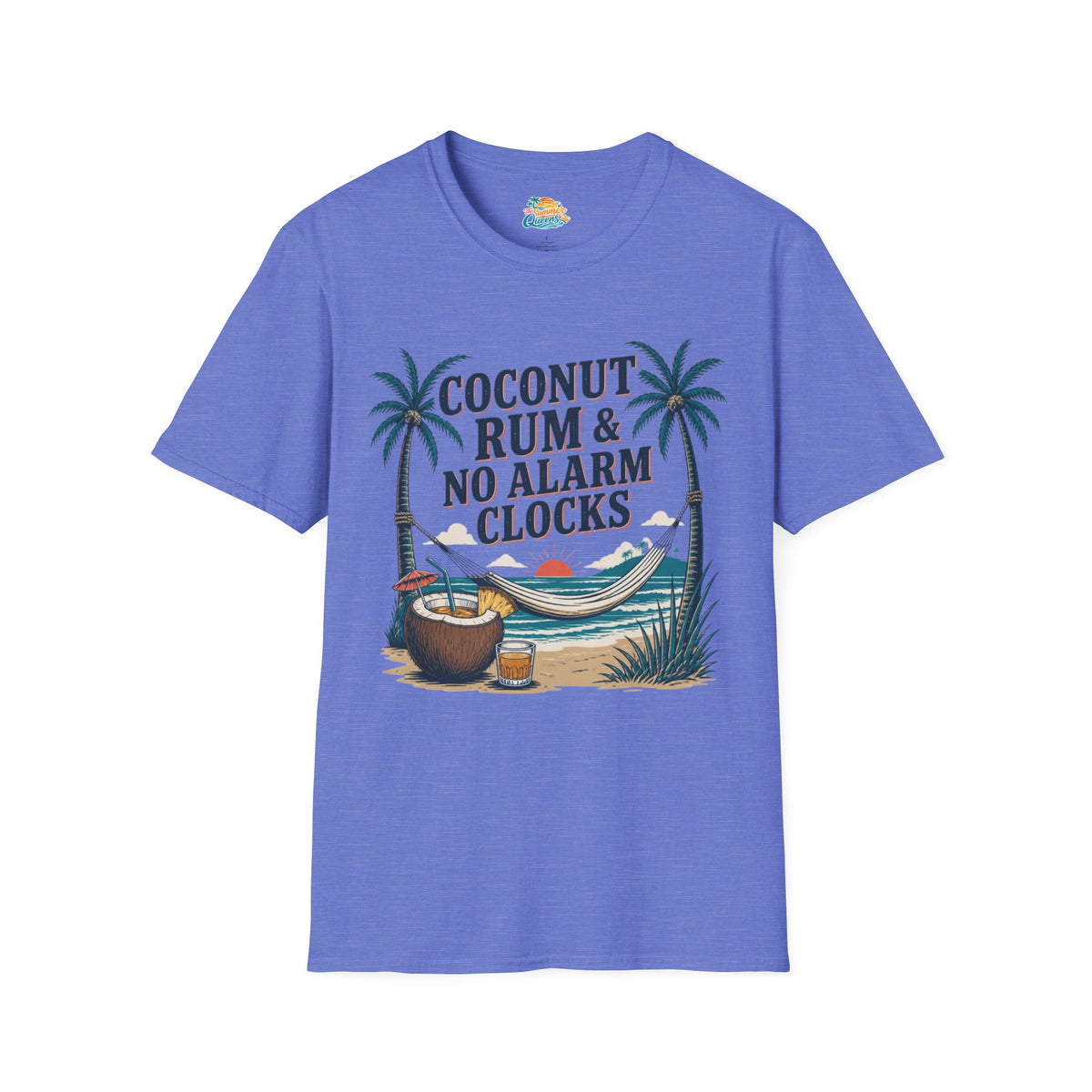 Coconut Rum & No Alarm Clocks T-Shirt