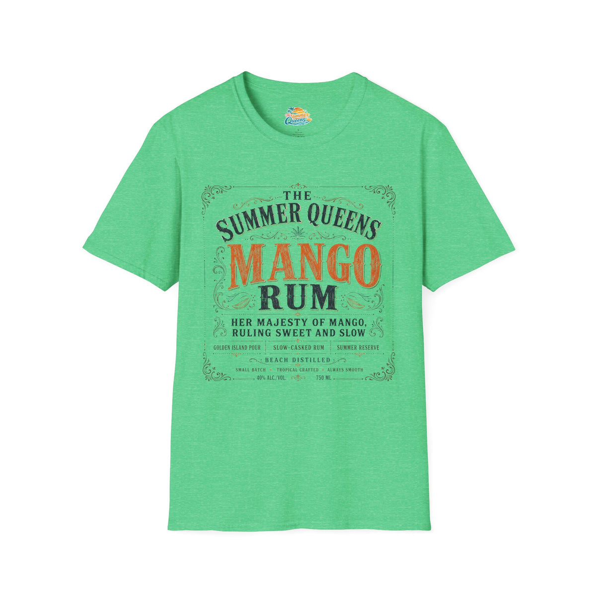The Summer Queens Mango Rum Label T-Shirt