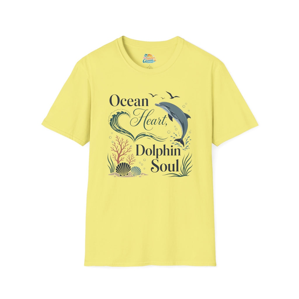 Ocean Heart Dolphin Soul T-Shirt