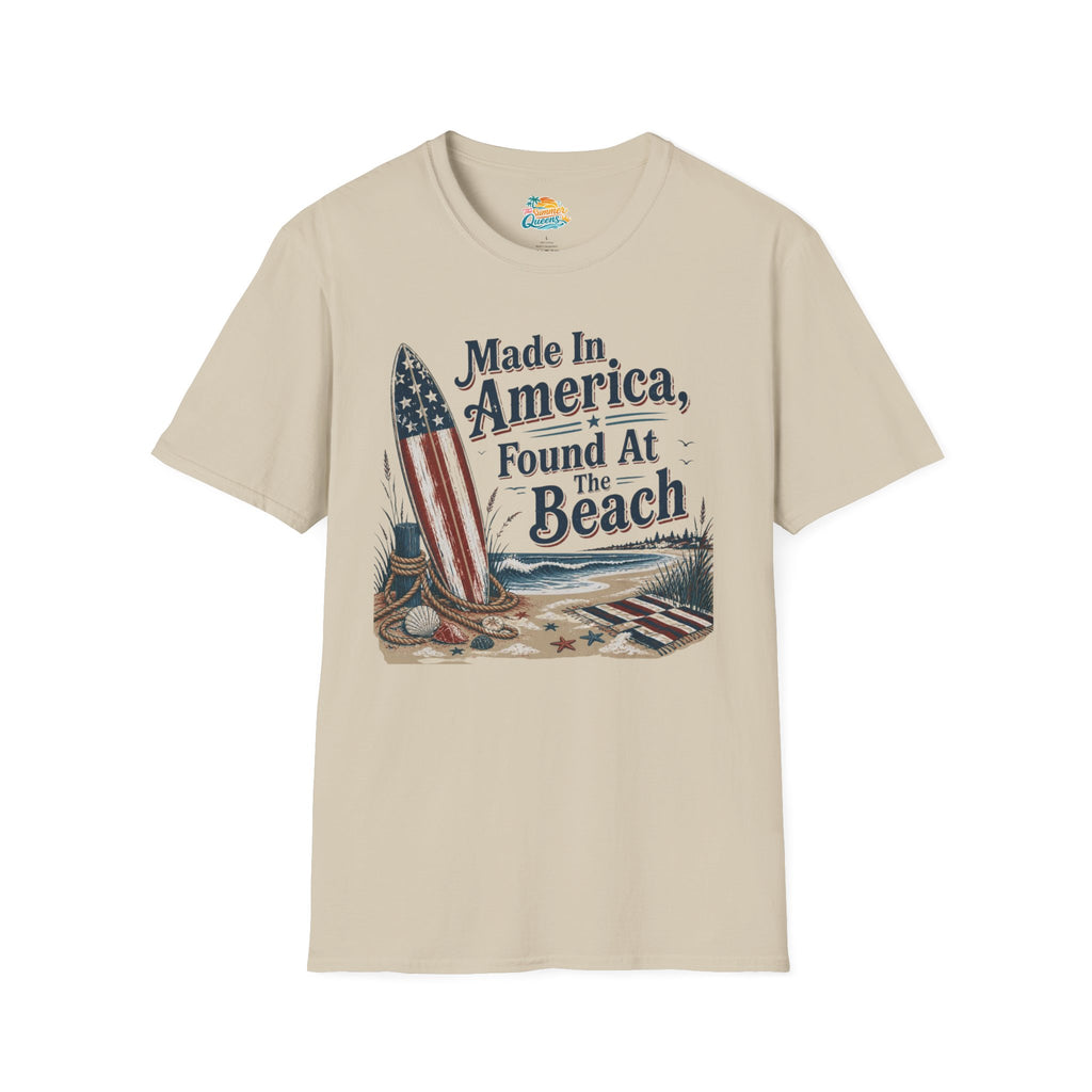 Made in America, Found at the Beach T‑Shirt