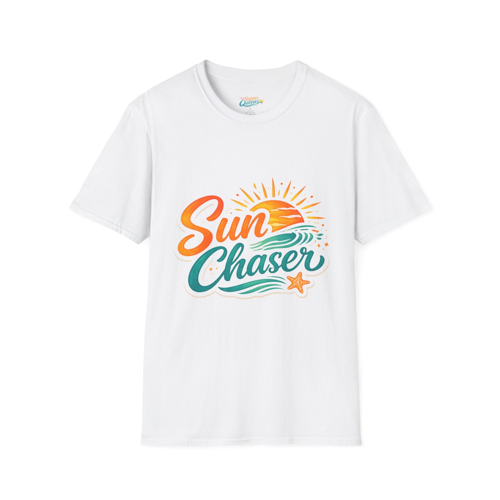 Sun Chaser T-Shirt — Retro Beach Sunset Surf Graphic