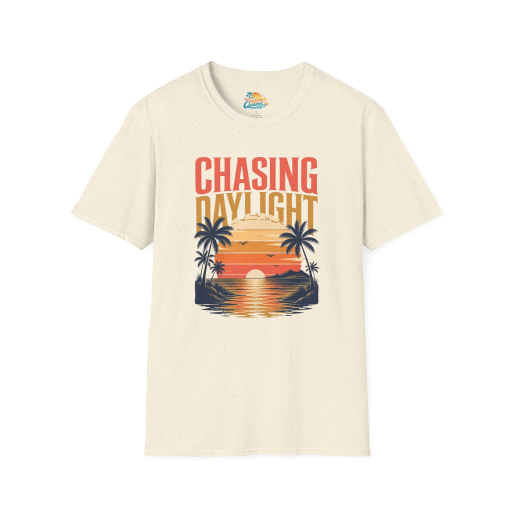 Chasing Daylight Sunset Beach T-Shirt