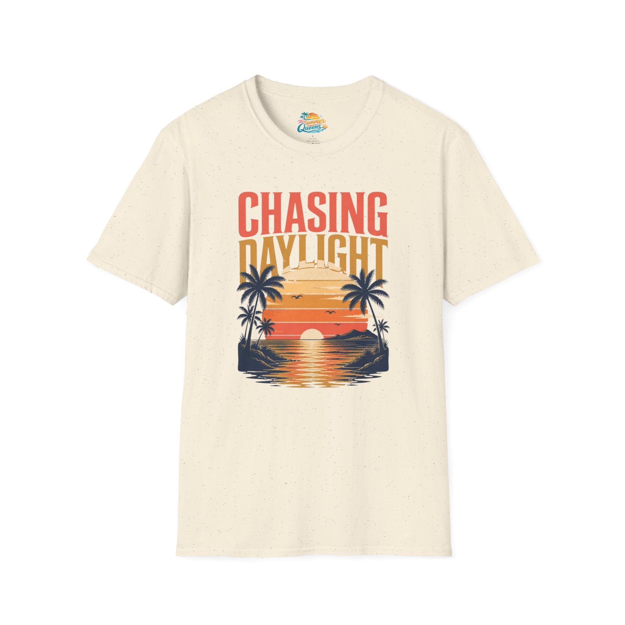 Chasing Daylight Sunset Beach T-Shirt