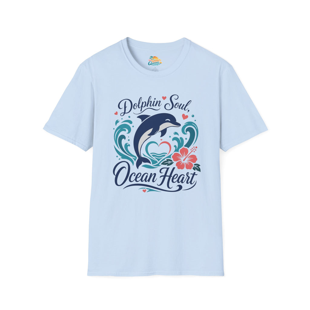 Dolphin Soul Ocean Heart T-Shirt