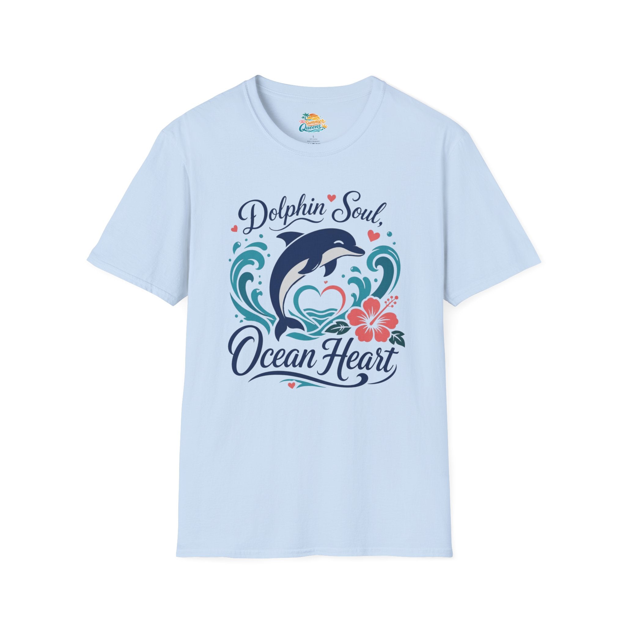 Dolphin Soul Ocean Heart T-Shirt