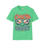 Catch Me by the Coast T-Shirt — Retro Sunglasses Beach Graphic Tee