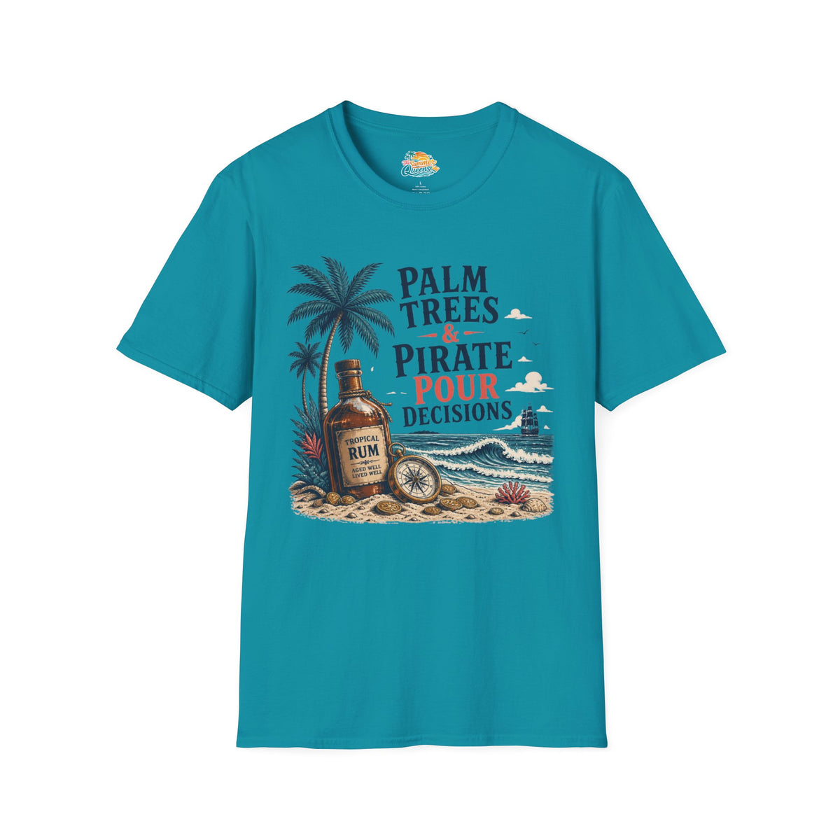 Palm Trees & Pirate Pour Decisions T-Shirt