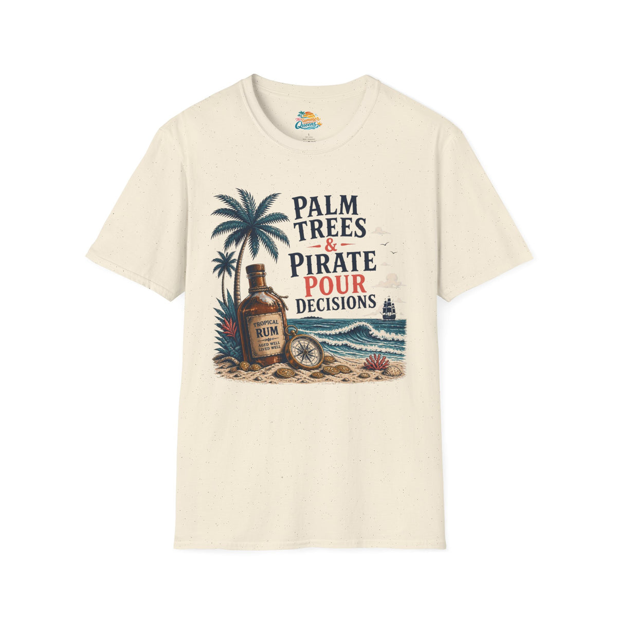 Palm Trees & Pirate Pour Decisions T-Shirt