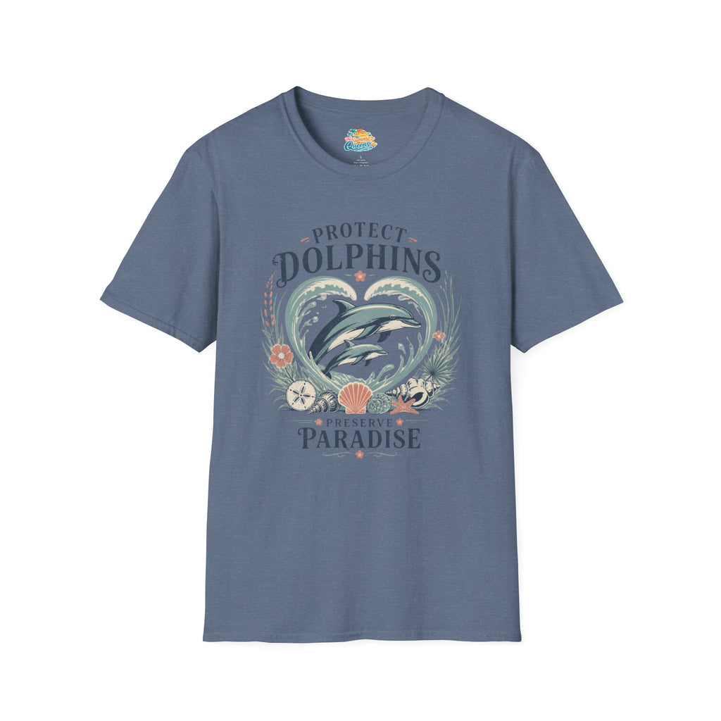 Protect Dolphins T-Shirt Preserve Paradise T-Shirt