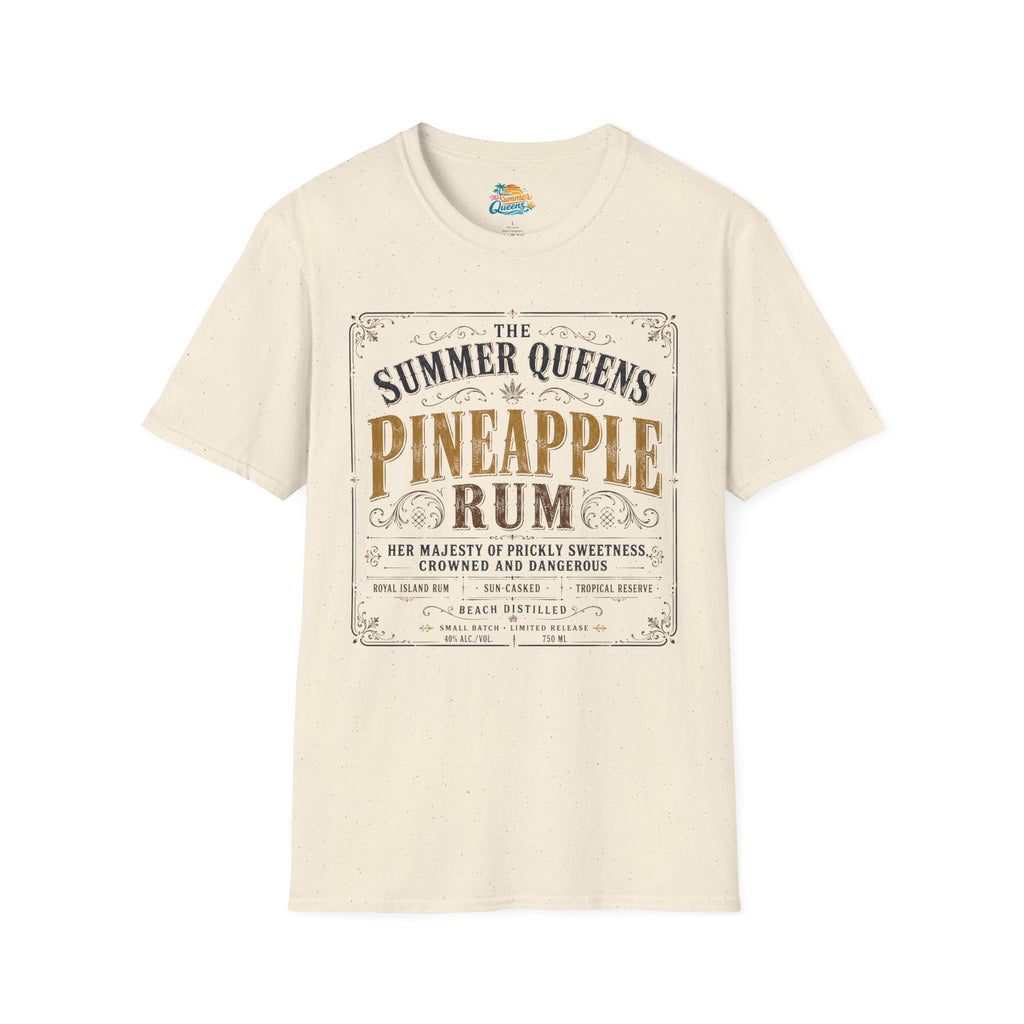The Summer Queens Pineapple Rum Label T-Shirt
