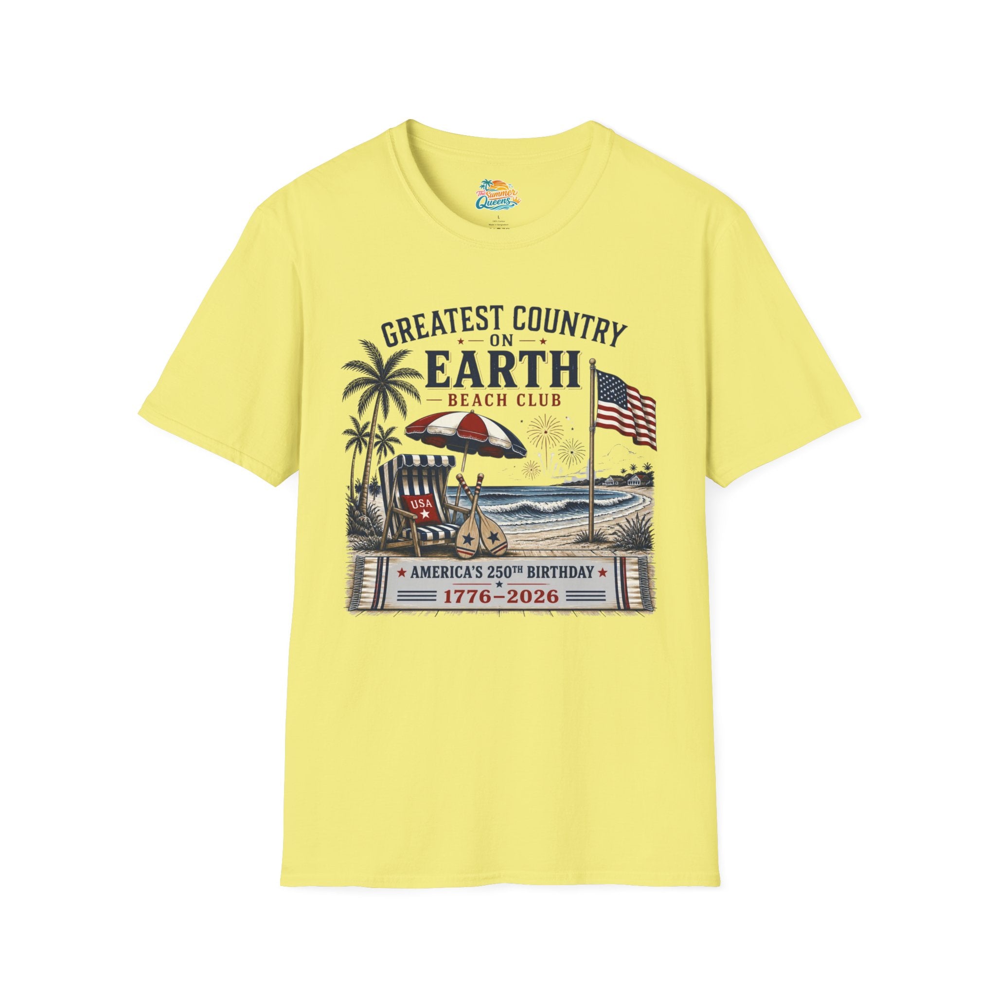 Greatest Country on Earth Beach Club T-Shirt
