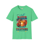 Salt Water Heals Everything T-Shirt - Sunset Palm Tree Beach Tee
