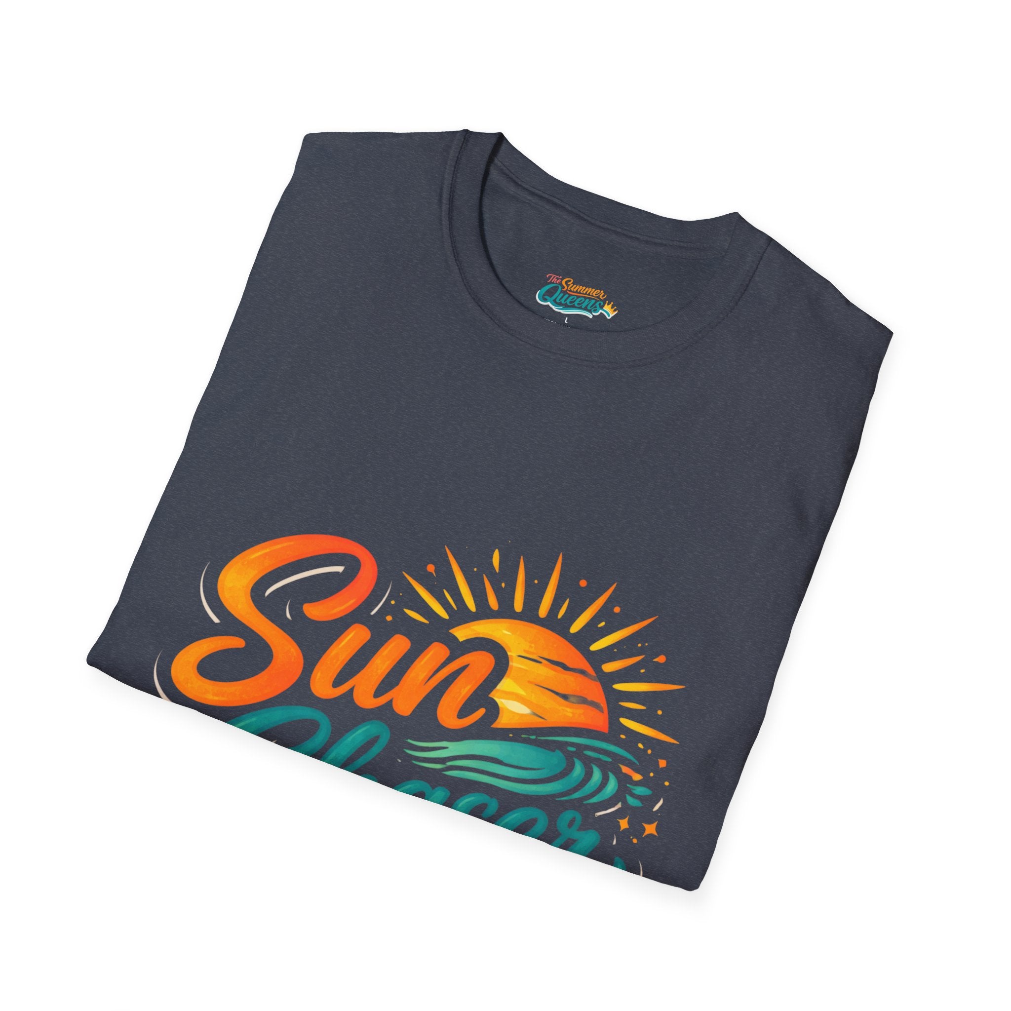 Sun Chaser T-Shirt — Retro Beach Sunset Surf Graphic