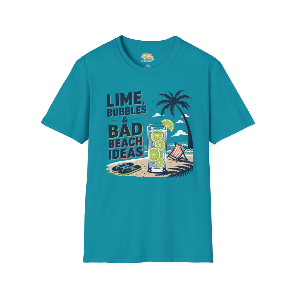 Lime, Bubbles & Bad Beach Ideas T-Shirt
