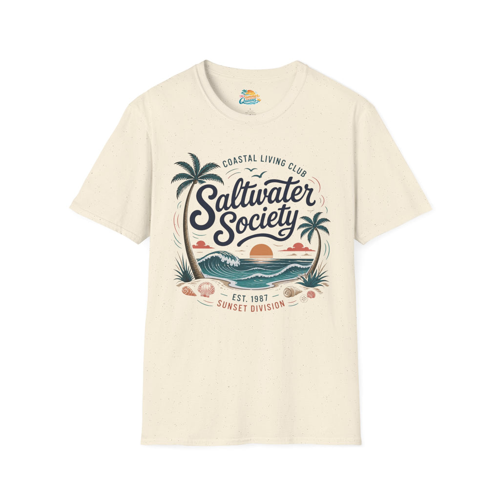 Saltwater Society Coastal Living T‑Shirt