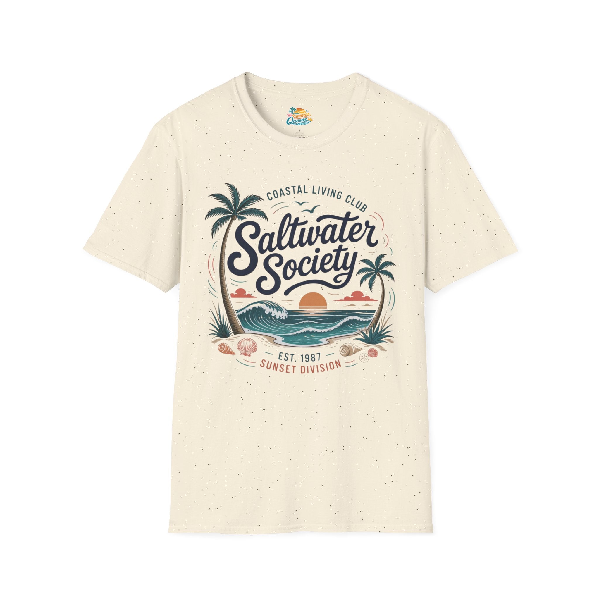 Saltwater Society Coastal Living T‑Shirt