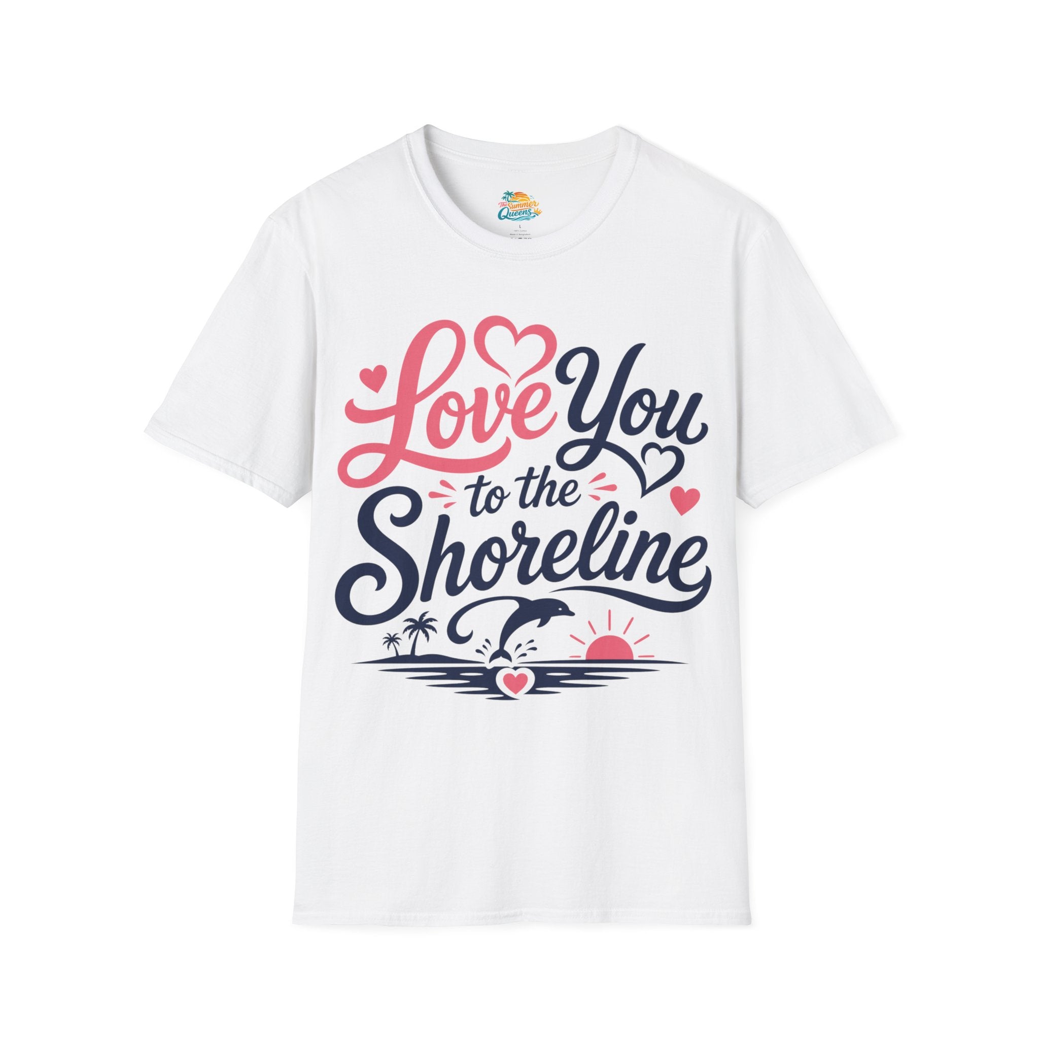 Love You to the Shoreline T-Shirt – Romantic Beach Couple Tee