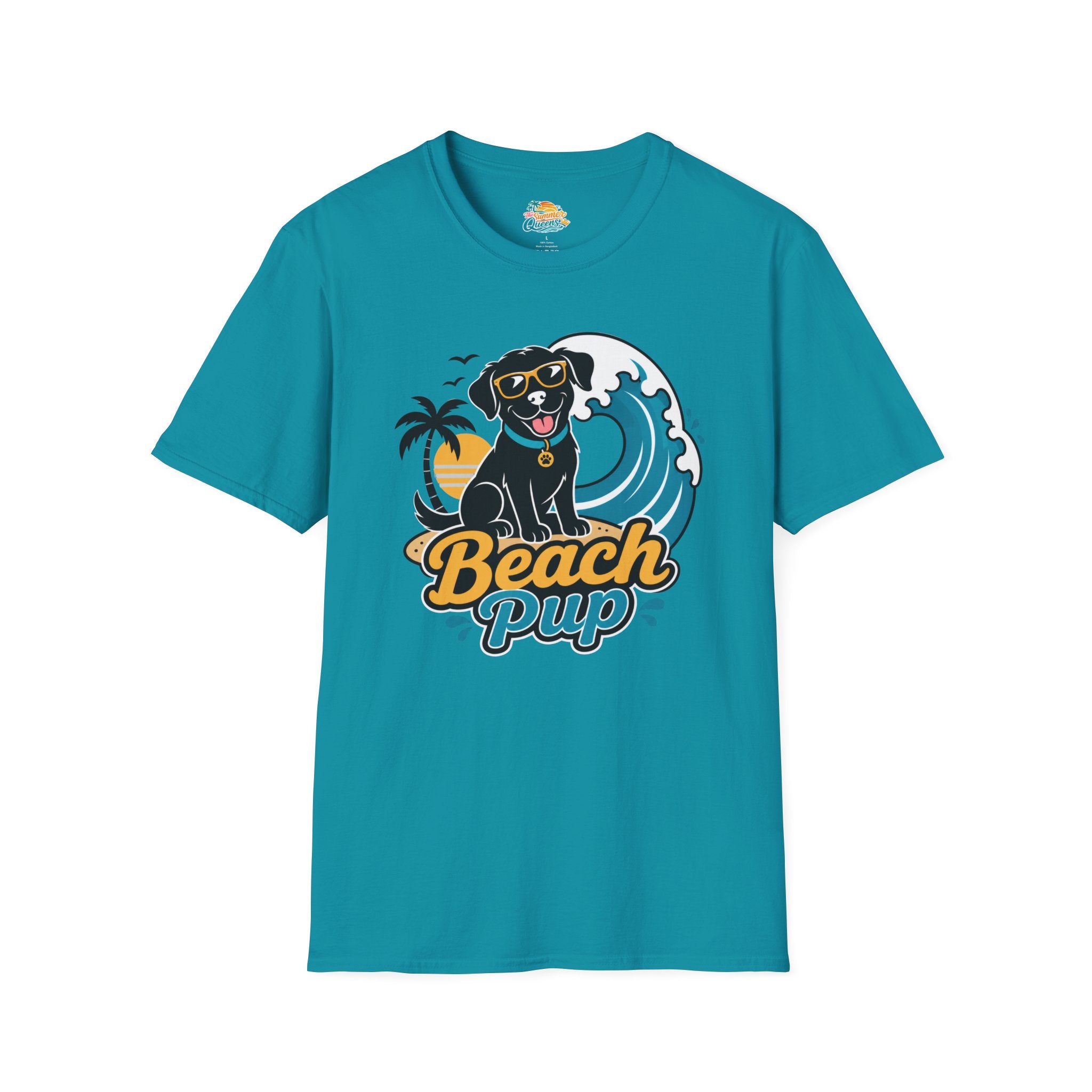 Beach Pup T-Shirt — Retro Surf Dog Graphic Tee