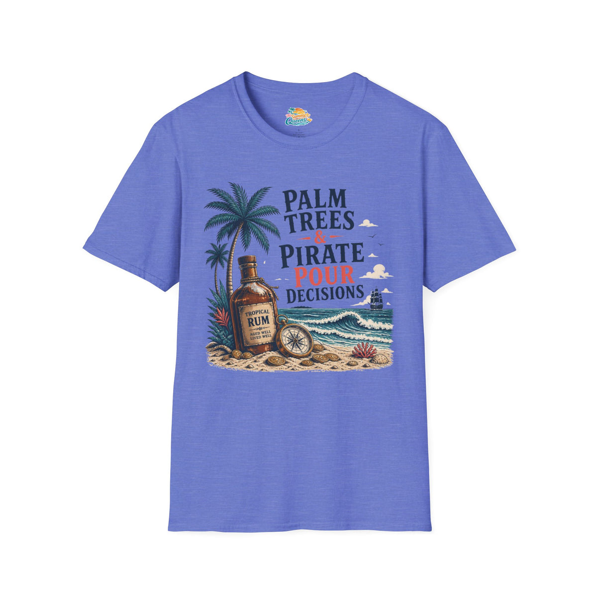 Palm Trees & Pirate Pour Decisions T-Shirt