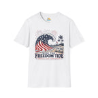 Ride the Freedom Tide Beach T-Shirt