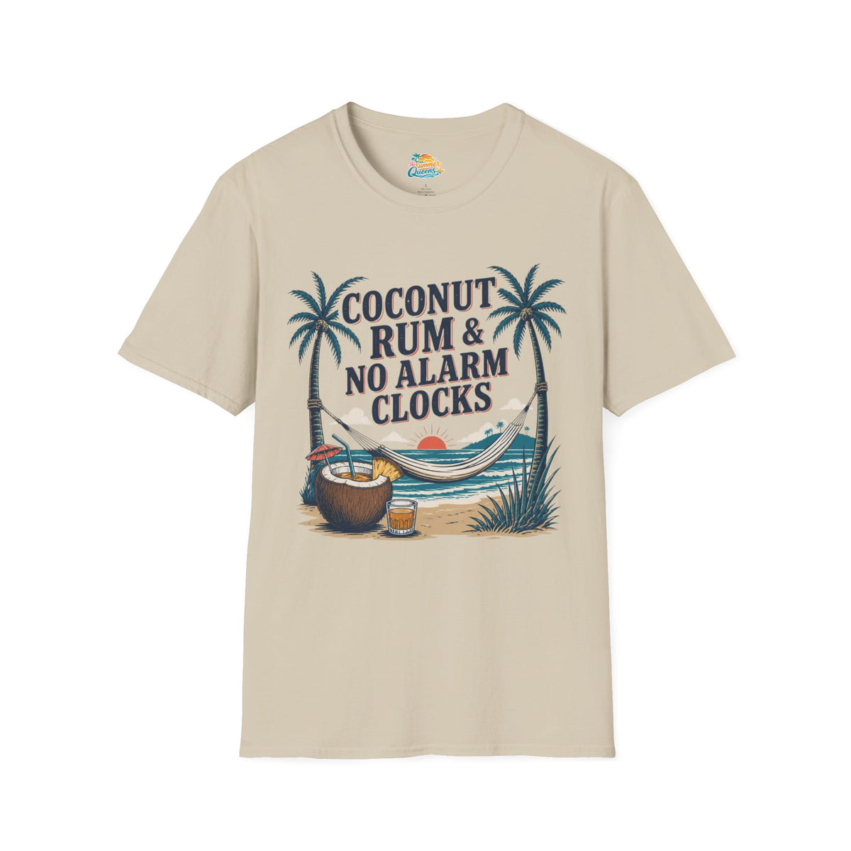Coconut Rum & No Alarm Clocks T-Shirt