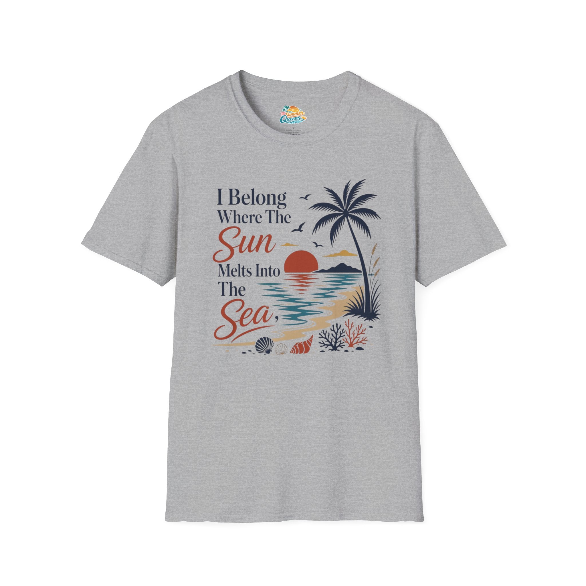 I Belong Where The Sun Melts Into The Sea T-Shirt