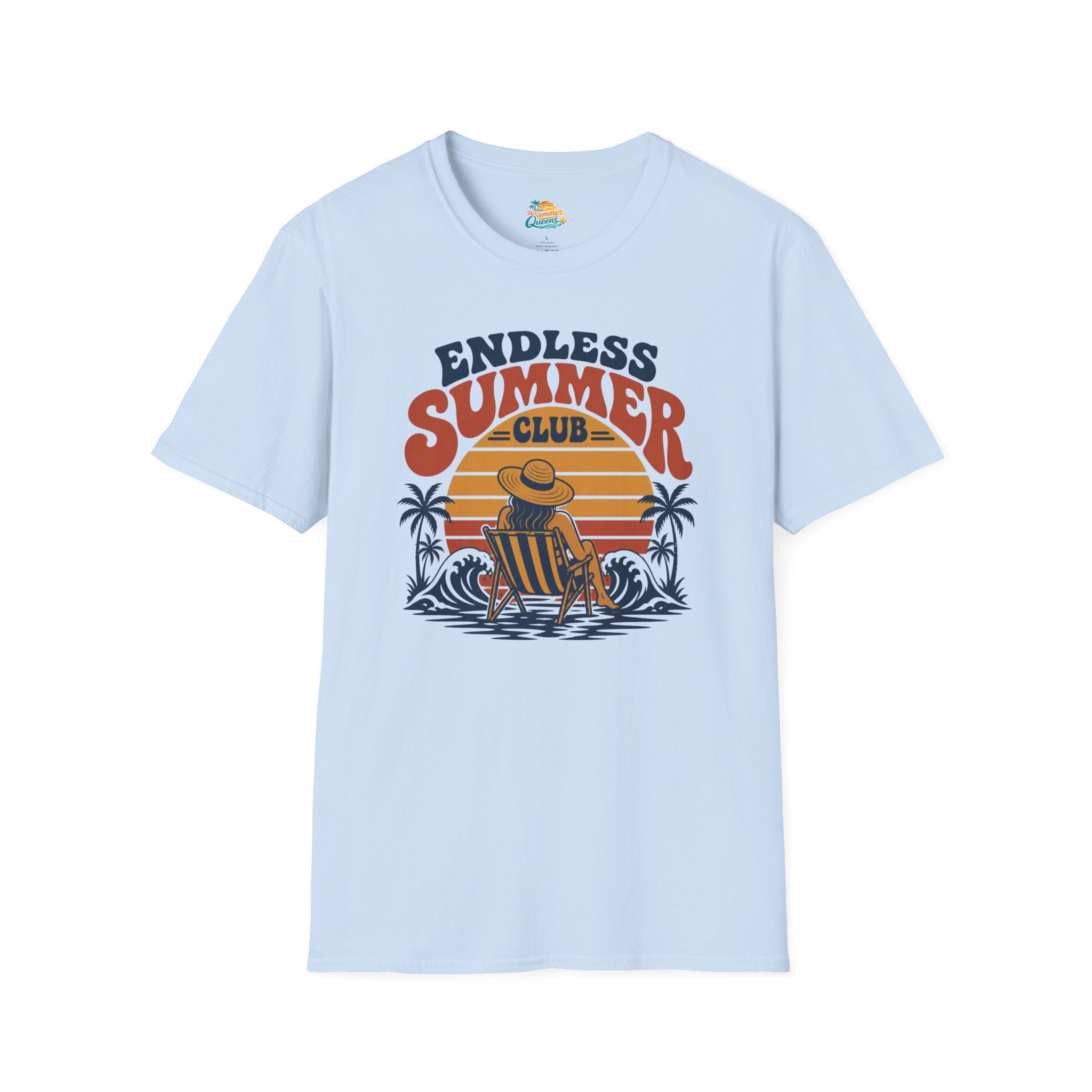 Endless Summer Club T-Shirt — Vintage Beach Sunset Graphic