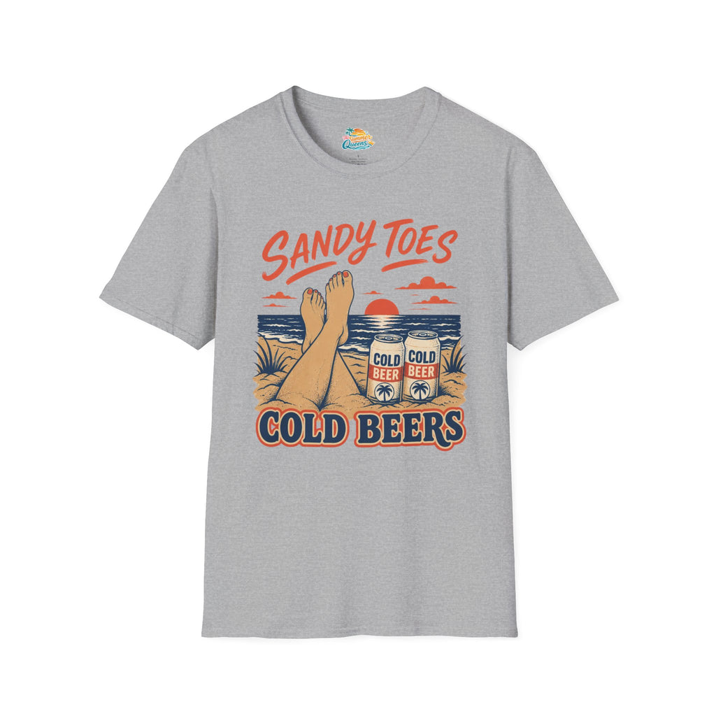 Sandy Toes Cold Beers T-Shirt