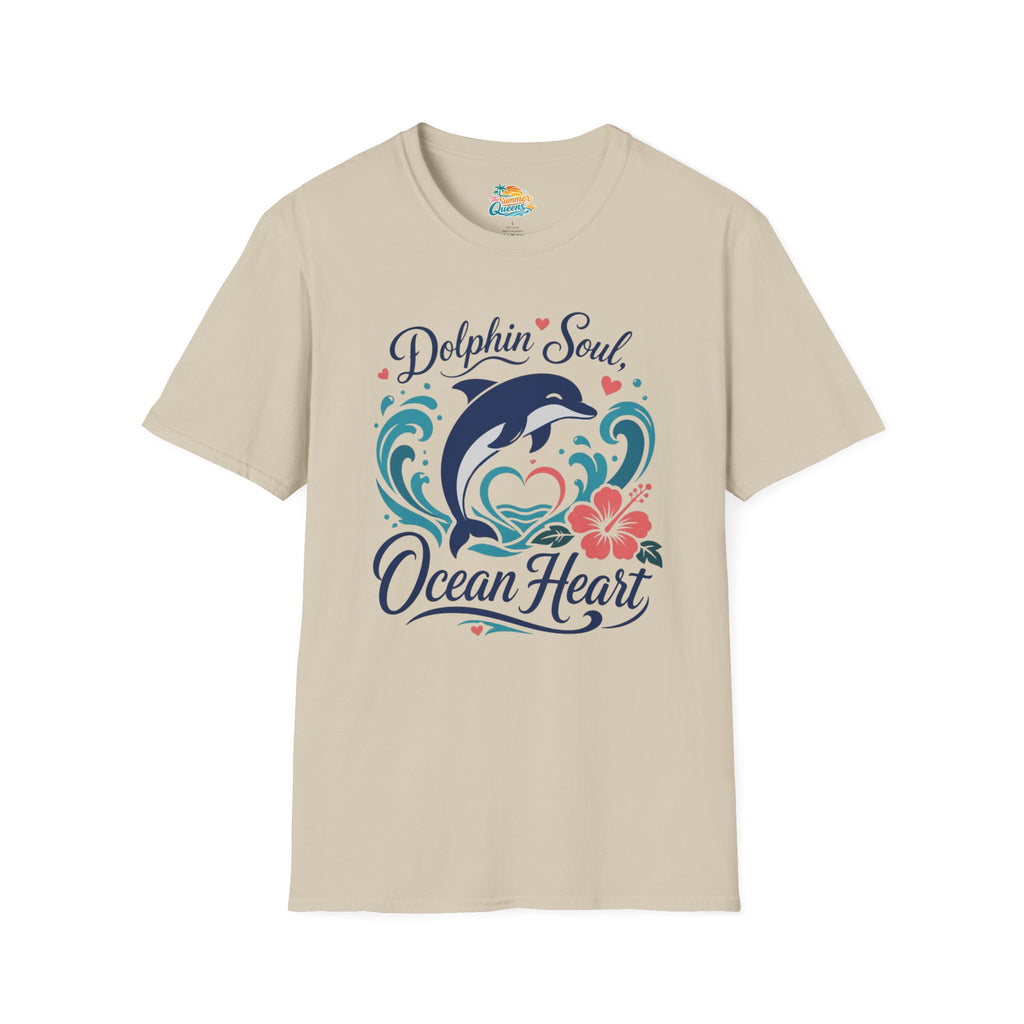 Dolphin Soul Ocean Heart T-Shirt