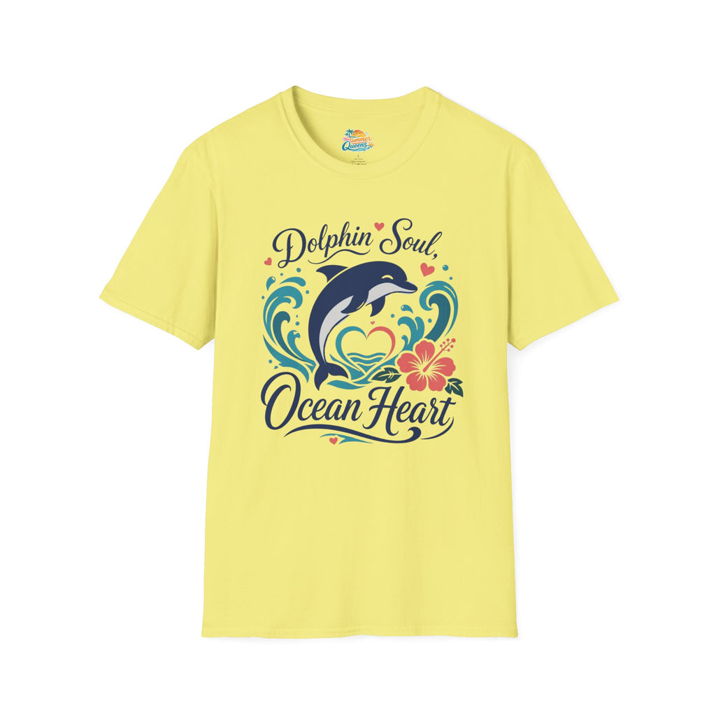 Dolphin Soul Ocean Heart T-Shirt